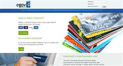 Desktop Screenshot of egovpayments.com