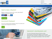 Tablet Screenshot of egovpayments.com